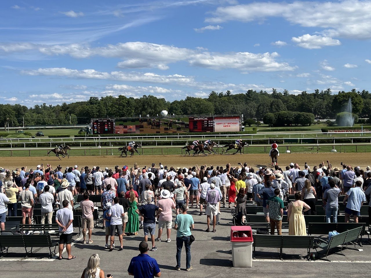 Race day at the historic Saratoga Race Course